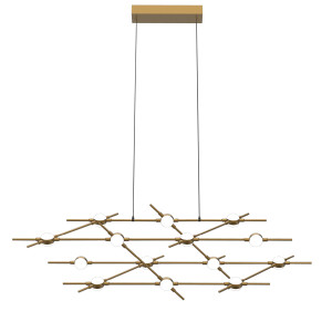 Люстра Delight Collection Molecular 14 black/gold