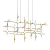 Люстра Delight Collection Molecular 30 black/gold