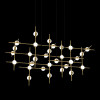 Люстра Delight Collection Molecular 30 black/gold