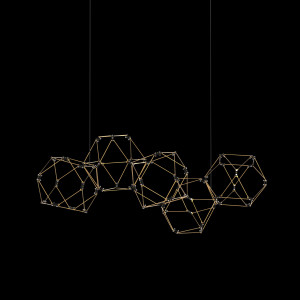 Люстра Delight Collection Lucciola 5A matt gold