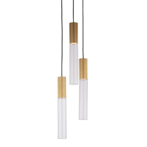 Подвесной светильник Delight Collection Flume 3A ant.brass