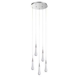 Подвесной светильник Delight Collection Pour 5A satin nickel