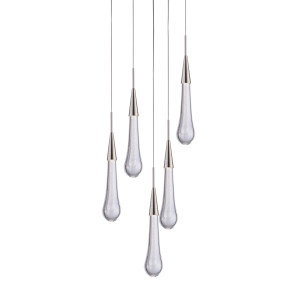 Подвесной светильник Delight Collection Pour 5A satin nickel