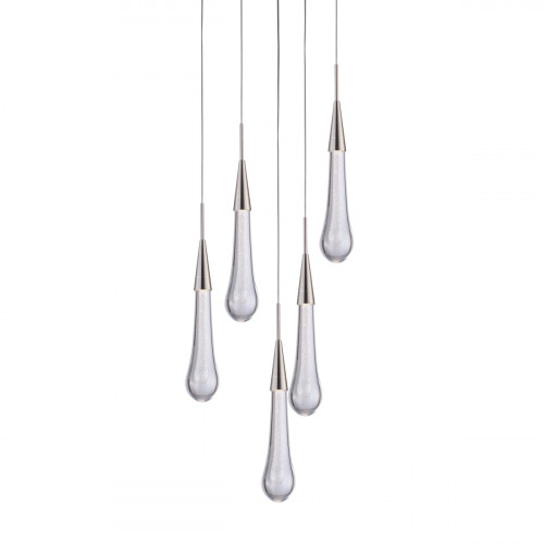 Подвесной светильник Delight Collection Pour 5A satin nickel
