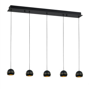 Подвесной светильник Delight Collection MD21001034-5B black/gold