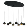 Подвесной светильник Delight Collection MD21001034-8A black/gold