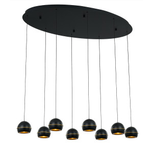 Подвесной светильник Delight Collection MD21001034-8A black/gold