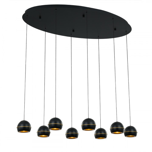 Подвесной светильник Delight Collection MD21001034-8A black/gold