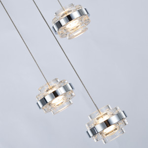 Подвесной светильник Delight Collection MD22030002-3A chrome/clear