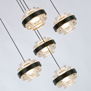Подвесной светильник Delight Collection MD22030002-5A black/clear