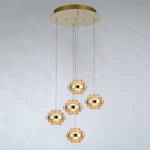 Подвесной светильник Delight Collection MD22030002-5A gold/champagne