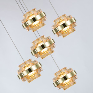 Подвесной светильник Delight Collection MD22030002-5A gold/champagne