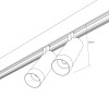 Светильник MG SPOT 2X8 Bk 3000K
