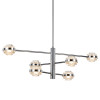 Люстра Delight Collection MX22030002-6A chrome/clear