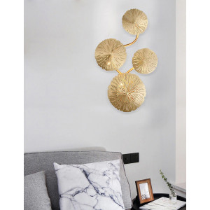 Настенный светильник Delight Collection Nabila 10260W/4 black/gold