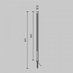 Ландшафтный светильник Pole O440FL-L12GF3K