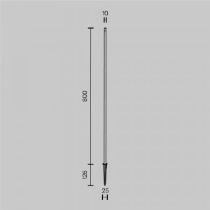 Ландшафтный светильник Spear O441FL-L1GF3K1