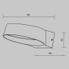 Настенный светильник (бра) Share O443WL-L12GF3K
