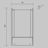 Ландшафтный светильник Reso O445FL-L20GF3K