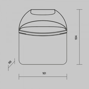 Настенный светильник (бра) Gloss O447WL-L7GF3K