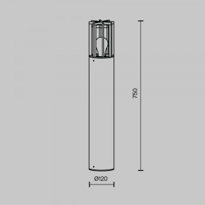 Ландшафтный светильник Barrel O453FL-01GF