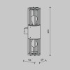 Настенный светильник (бра) Barrel O453WL-02GF