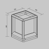 Ландшафтный светильник Trim O455FL-01GF1