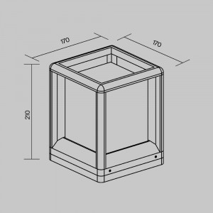Ландшафтный светильник Trim O455FL-01GF1