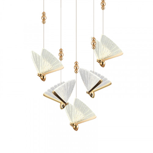 Подвесной светильник Delight Collection OM8201008-5 rose gold