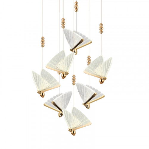 Подвесной светильник Delight Collection OM8201008-7 rose gold