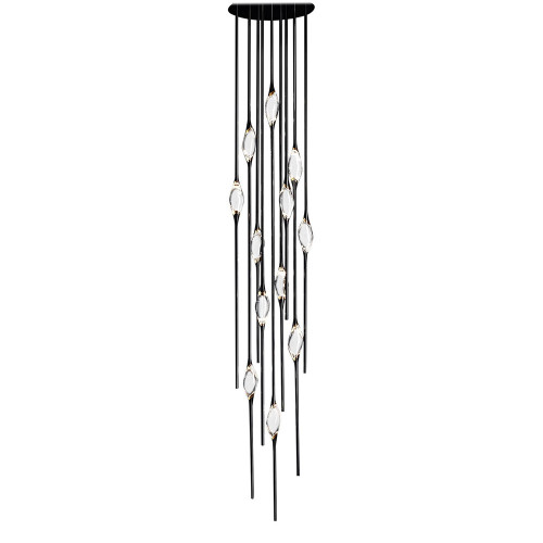 Подвесной светильник Delight Collection Pezzo 12 pearl black