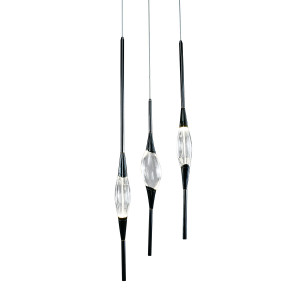 Подвесной светильник Delight Collection Pezzo 3 pearl black