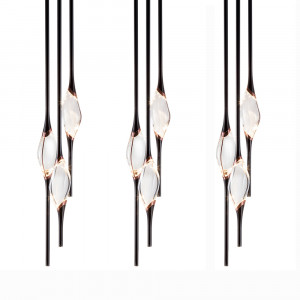 Подвесной светильник Delight Collection Pezzo 9 pearl black