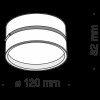 Потолочный светильникOnda C024CL-L18B3K