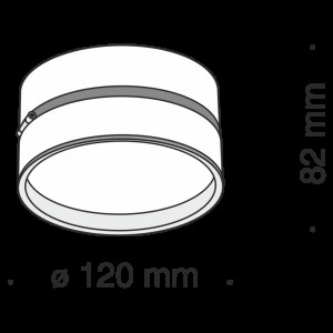 Потолочный светильник Onda C024CL-L18B3K