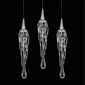 Подвесной светильник Delight Collection Goddess Tears  P68009L-3 chrome