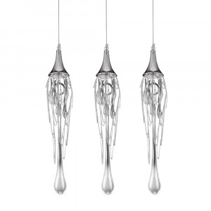 Подвесной светильник Delight Collection Goddess Tears  P68009L-3 chrome