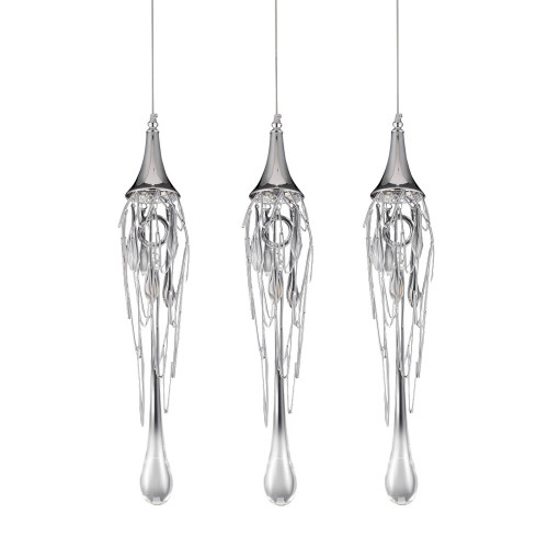 Подвесной светильник Delight Collection Goddess Tears  P68009L-3 chrome