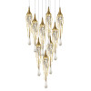 Подвесной светильник Delight Collection Goddess Tears 9 gold Подвесной светильник Delight Collection Goddess Tears 9 gold