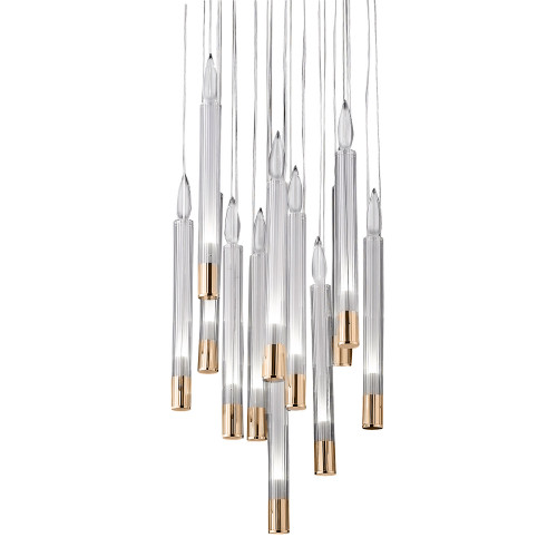Подвесной светильник Delight Collection P68094-13 brass