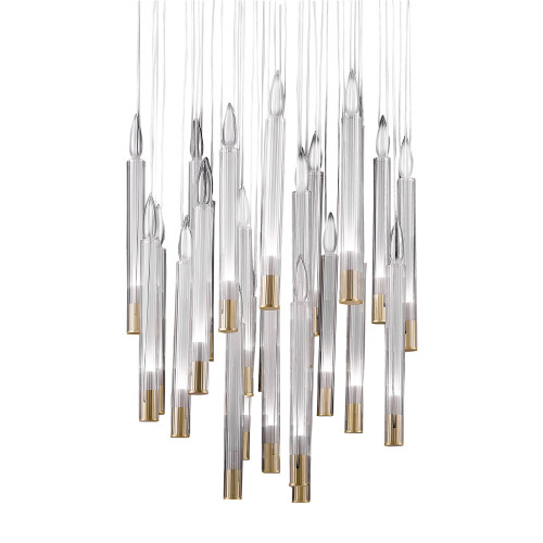 Подвесной светильник Delight Collection P68094-25 brass