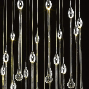 Подвесной светильник Delight Collection P98028M-25 chrome