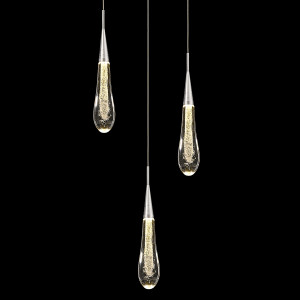 Подвесной светильник Delight Collection Pour 3 silver