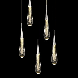 Подвесной светильник Delight Collection Pour 5 silver