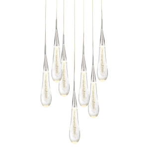 Подвесной светильник Delight Collection Pour 7 silver