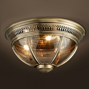Потолочный светильник Delight Collection Residential 3 ant. brass
