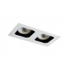 Встраиваемый светильник  SHELL 2 LD WHITE/BLACK
