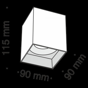 Потолочный светильник  Slim C015CL-01B
