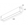 Трековый светильник Denkirs DK8003-BK