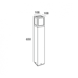 Ландшафтный светильник BOX M E27